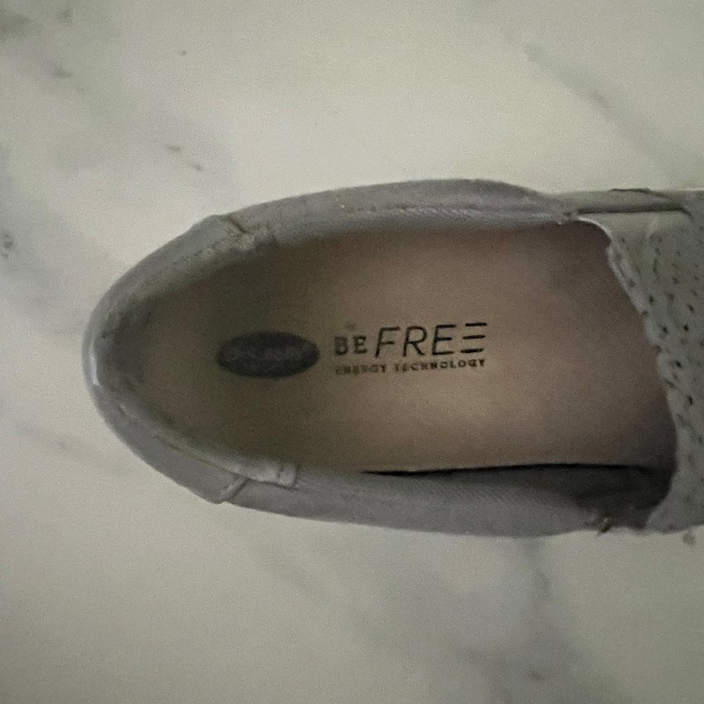 DR SCHOLL’S Gray Slip-on Sneakers - sz 7 - Picture 4 of 5